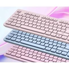 Клавиатура Canyon HKB-W01 Silent Wireless UA Beige Фото 5