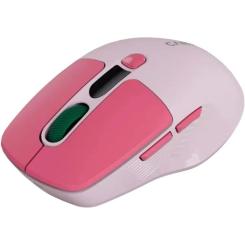 Мышка Canyon MW-26 LCD Silent Wireless/Bluetooth Pink Фото 1