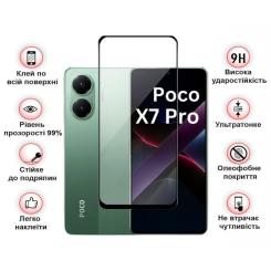 Стекло защитное BeCover Poco X7 Pro Black Фото 2