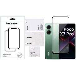 Стекло защитное BeCover Poco X7 Pro Black Фото 3