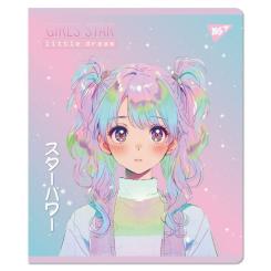 Тетрадь Yes Anime star 12 аркушів лінія Фото 2