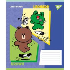 Тетрадь Yes Line Friends Funny А5 18 листов линия Фото 2