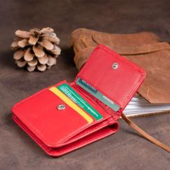 Кошелек ST Leather Красный Фото 7