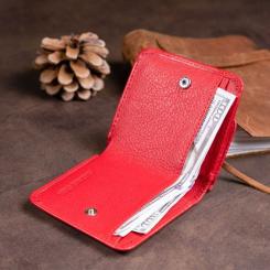 Кошелек ST Leather Красный Фото 8