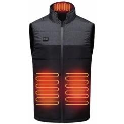 Жилет с подогревом Thermalli Chatel чорний/сірий S Фото