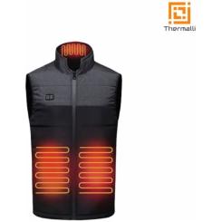 Жилет с подогревом Thermalli Chatel чорний/сірий S Фото 1