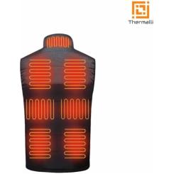 Жилет с подогревом Thermalli Chatel чорний/сірий S Фото 2