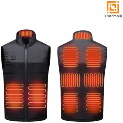 Жилет с подогревом Thermalli Chatel чорний/сірий S Фото 3