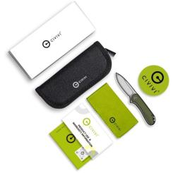 Нож Civivi Vision FG, Grey Micarta, Darkwash Фото 8