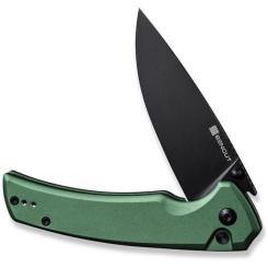 Нож Sencut Serene, Green Aluminum, Darkwash Фото 4