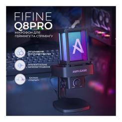 Микрофон Fifine Ampligame Q8PRO USB Black Фото 4