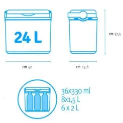 Термобокс Adriatic 24л фіолетовий Фото 9