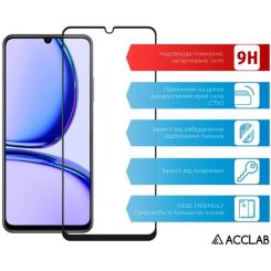 Стекло защитное ACCLAB Full Glue Realme C53 Black Фото 2