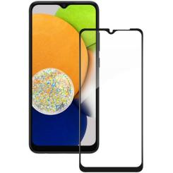 Стекло защитное ACCLAB Full Glue Samsung A03 Black Фото 1