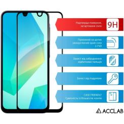 Стекло защитное ACCLAB Full Glue Samsung A16 Black Фото 2