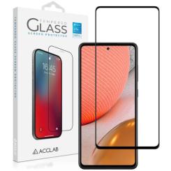Стекло защитное ACCLAB Full Glue Samsung A72 Black Фото