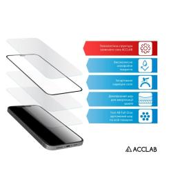 Стекло защитное ACCLAB Full Glue Samsung M32 Black Фото 3