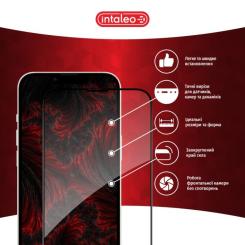 Стекло защитное Intaleo Full Glue Apple iPhone 16E Black Фото 2