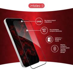 Стекло защитное Intaleo Full Glue Apple iPhone 16E Black Фото 3