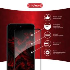 Стекло защитное Intaleo Full Glue Tecno Spark 30C Black Фото 2