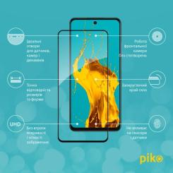 Стекло защитное Piko Full Glue Oppo A3 5G Black Фото 1