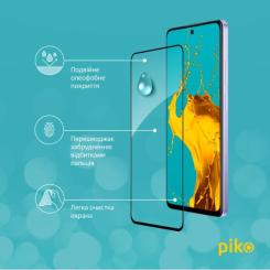 Стекло защитное Piko Full Glue Oppo A3 5G Black Фото 3