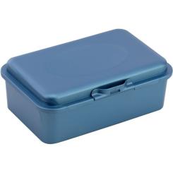 Ланч-бокс детский Economix SNACK 750 мл, синій метал Фото