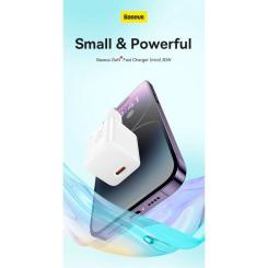 Зарядное устройство Baseus GaN5 Fast Charger USB-C 30W black Фото 7