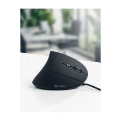 Мышка Sandberg Vertical Mouse Pro USB Black Фото 5