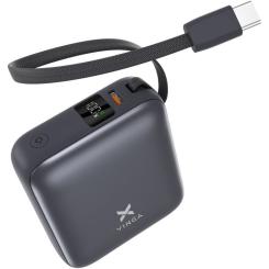 Батарея универсальная Vinga 10000 mAh 35W Display Cable Фото 1