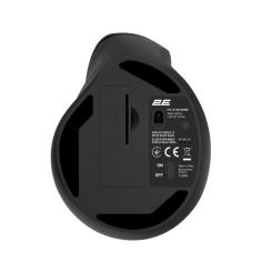 Мышка 2E MF325 Silent Wireless/Bluetooth Black Фото 1