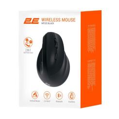 Мышка 2E MF325 Silent Wireless/Bluetooth Black Фото 8