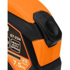 Рулетка Neo Tools 7.5мx25мм, з фіксатором змотування, магніт Фото 5
