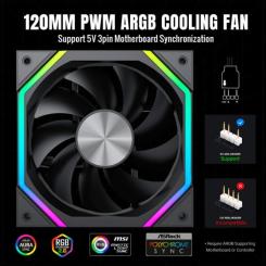 Кулер для корпуса Gamemax FN12A-N2 Фото 6