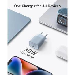 Зарядное устройство Anker PowerPort 511 Nano IV 30W USB-C Black Фото 3