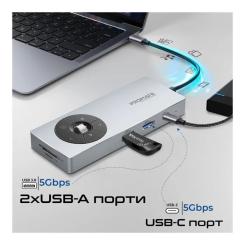 Концентратор Promate USB-C 14-in-1 Promate comandhub-pro Фото 3