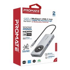 Концентратор Promate USB-C 14-in-1 Promate comandhub-pro Фото 8