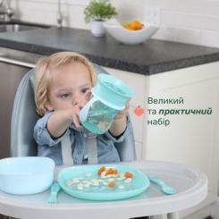 Набор детской посуды Chicco Set Pappa 12 м+ Блакитний Фото 5