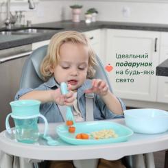 Набор детской посуды Chicco Set Pappa 12 м+ Блакитний Фото 6