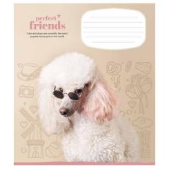 Тетрадь Школярик Perfect friends 12 листов клетка Фото 4