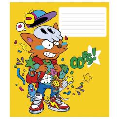 Тетрадь Школярик Oops 12 листов клетка Фото 3