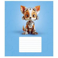 Тетрадь Школярик Robot animals 12 листов линия Фото