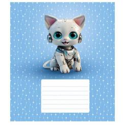 Тетрадь Школярик Robot animals 12 листов линия Фото 2