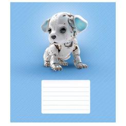 Тетрадь Школярик Robot animals 12 листов линия Фото 3