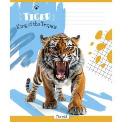 Тетрадь Школярик King of the Tropics 18 листов клетка Фото 4