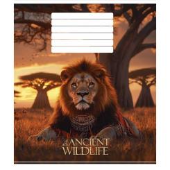 Тетрадь Школярик Ancient wildlife 18 листов клетка Фото 3