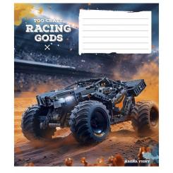 Тетрадь Школярик Modern Art, Technology 18 аркушів лінія Фото 1