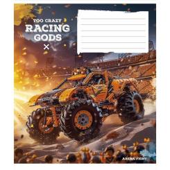 Тетрадь Школярик Modern Art, Technology 18 аркушів лінія Фото 2