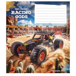 Тетрадь Школярик Modern Art, Technology 18 аркушів лінія Фото 3