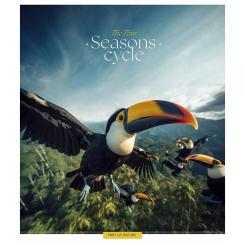 Тетрадь Школярик Four seasons 60 листов клетка Фото 3